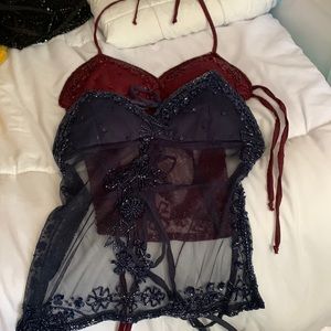 2 backless tops